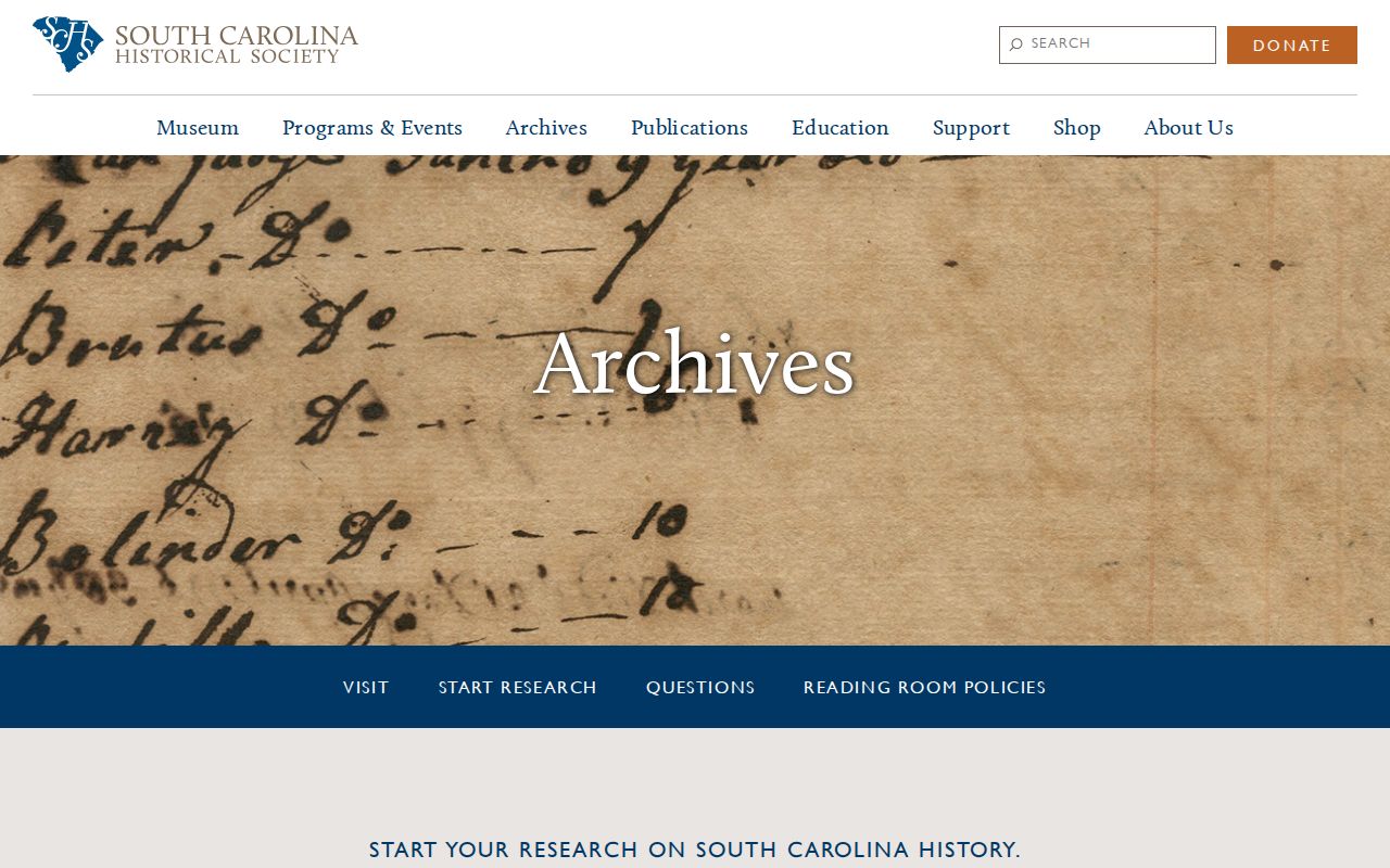 Hanahan city directory archival research route at the South Carolina Historical Society